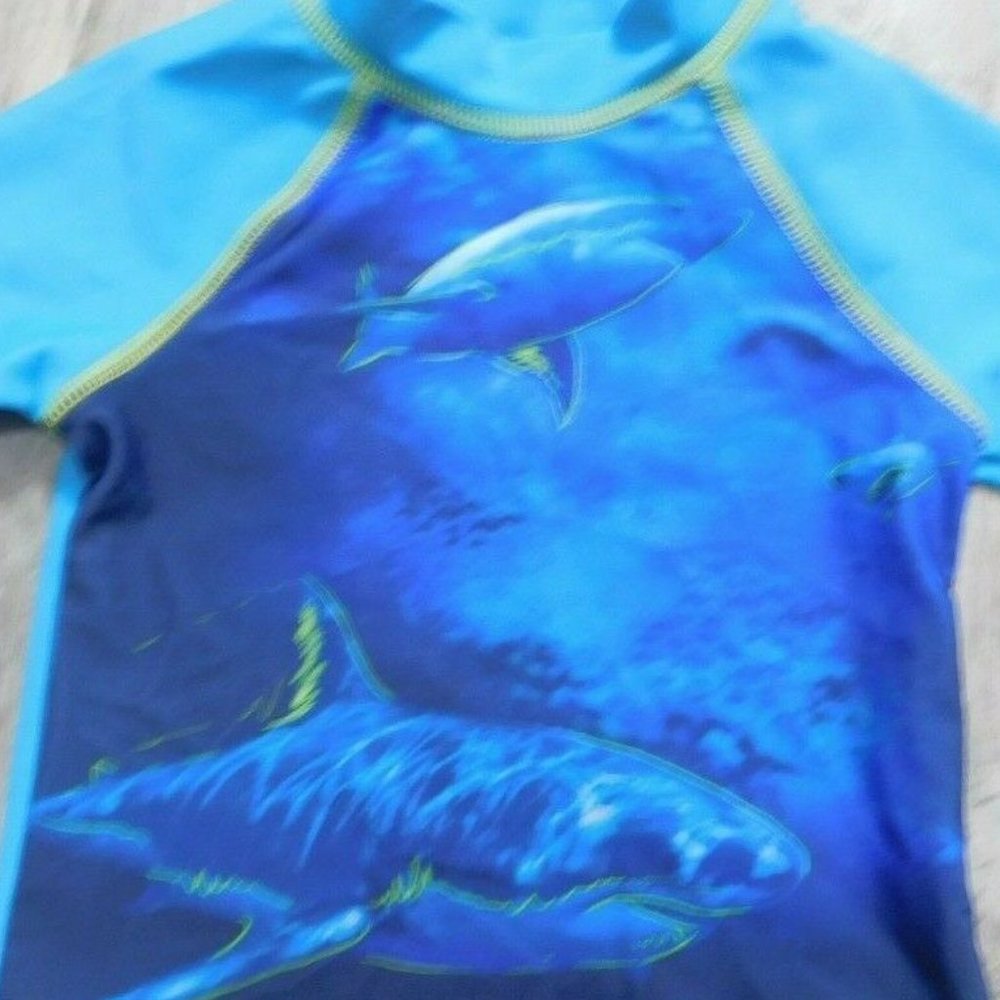 Cherokee Shark  Rashguard Swim Top2T